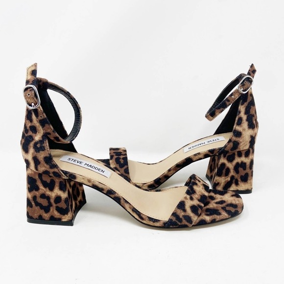 Steve Madden Shoes - Steve Madden Marisa Leopard Block Heel Sandals